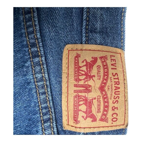 Levi '94 Baggy High Rise Straight Leg Jeans Sz 27 Med Wash Stretch L30 - Picture 6 of 10